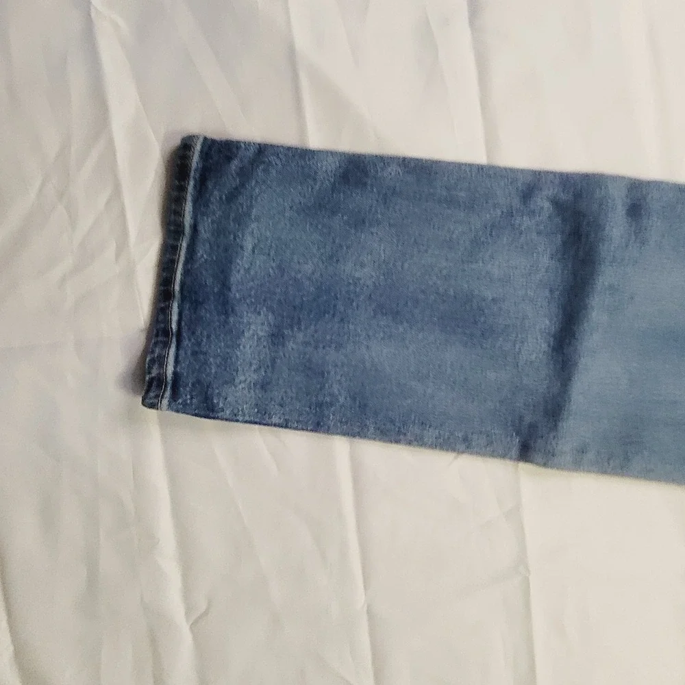 LVPL Straight Leg Jeans Men's 34 x 30  Blue Medium Wash Denim Stretch J33